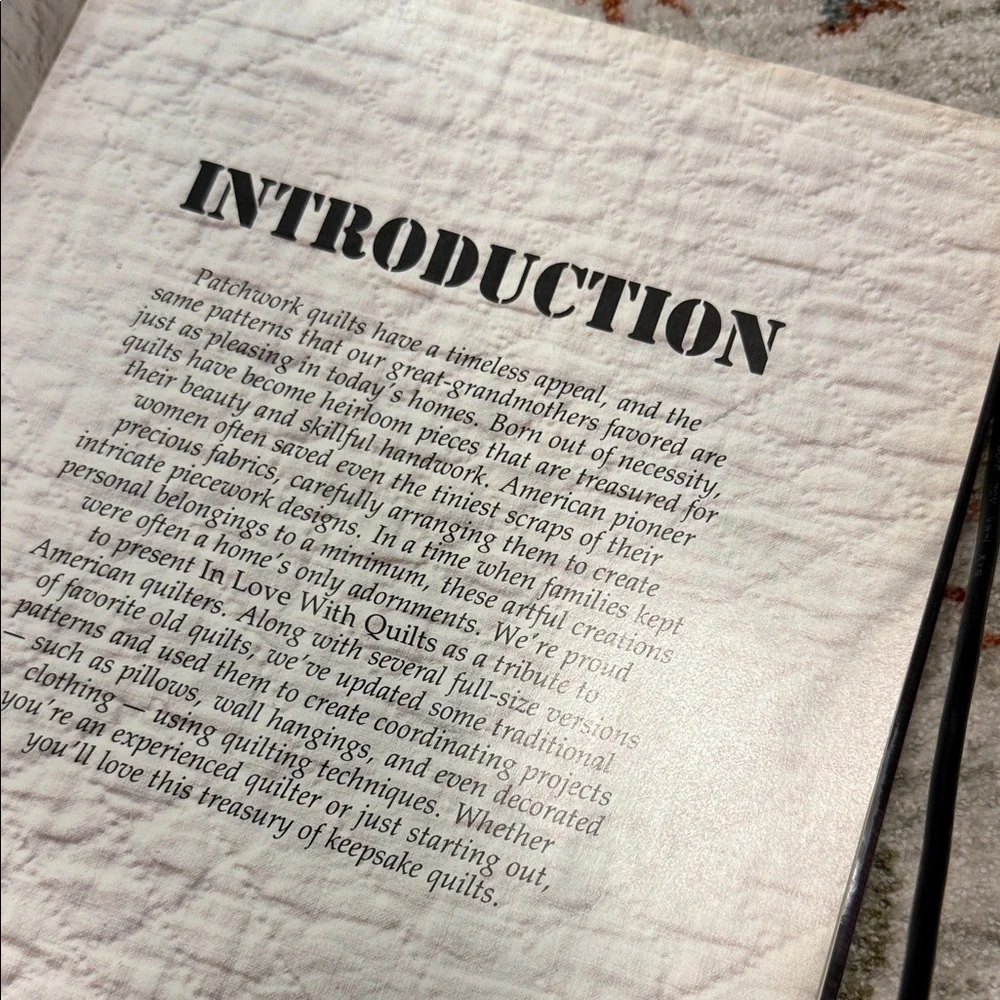 In Love with Quilts Book 1990